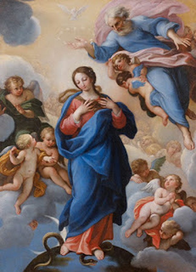 Giuseppe Bartolomeo Chiari Rome La Vierge Immaculée